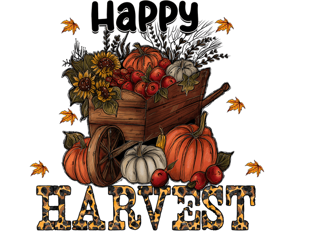 Happy Harvest DTF (direct-to-film) Transfer
