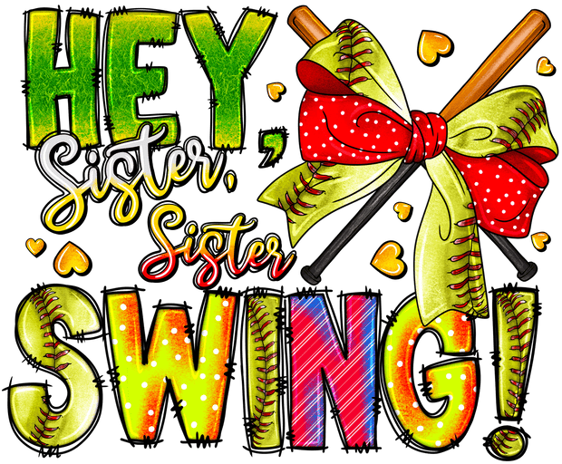 Hey Sister Sister Swing - Twisted Image Transfers