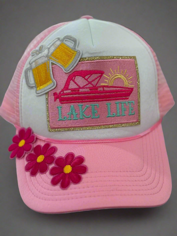 Lake Life Trucker Hat from The Twisted Hat Bar