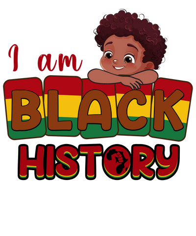 I am Black History Boy DTF (direct-to-film)