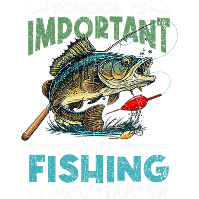 Important Fishing with Bobber DTF (direct-to-film) Transfer