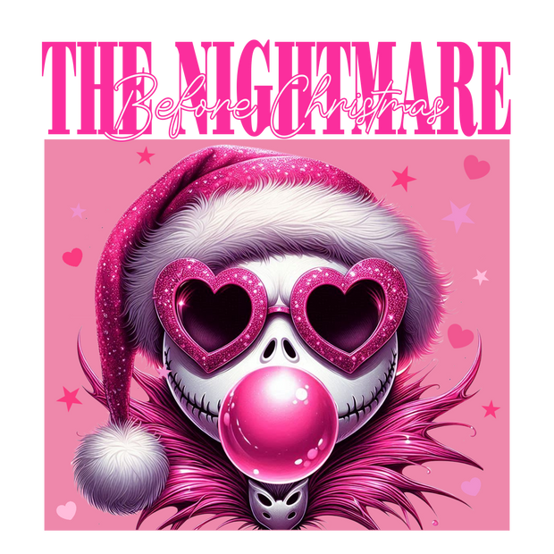 Jack Skellington Nightmare Valentine DTF (direct-to-film) Transfer