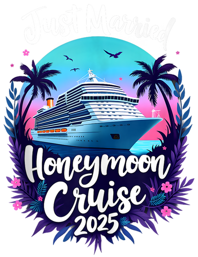 Just Married Cruise 2025 DTF (direct-to-film) Transfer