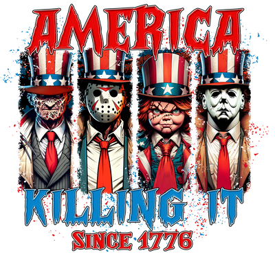 Killers USA Since 1776 DTF (direct-to-film) Transfer