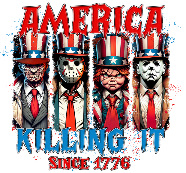 Killers USA Since 1776 DTF (direct-to-film) Transfer