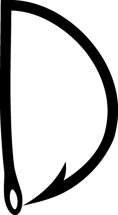 Letter D DTF (direct-to-film) Transfer