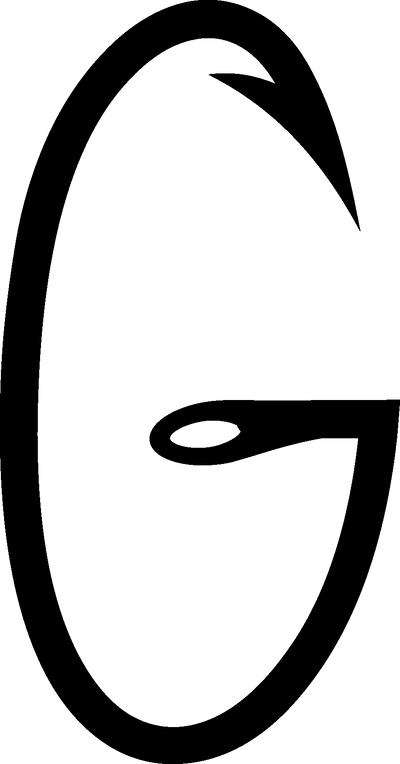 Letter G DTF (direct-to-film) Transfer