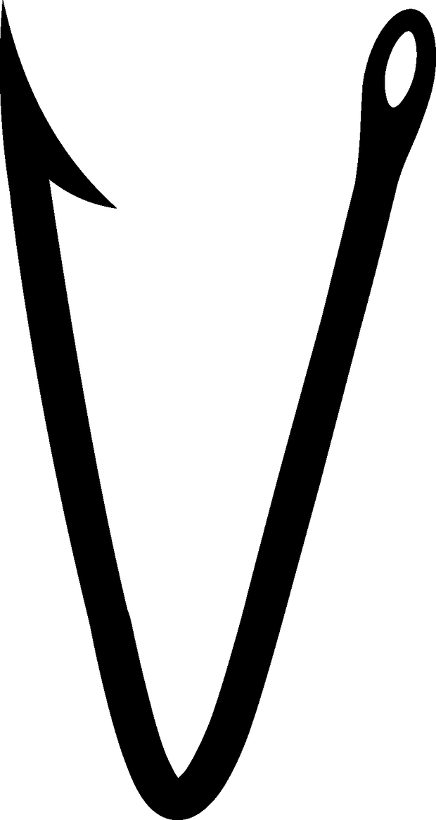 Letter V DTF (direct-to-film) Transfer