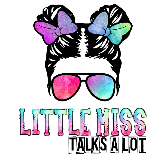 Little Miss Talks Alot DTF Direct to Film Transfer - Twisted Image Transfers