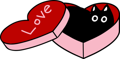 Love Candy Box In Red And Pink DTF (direct-to-film) Transfer