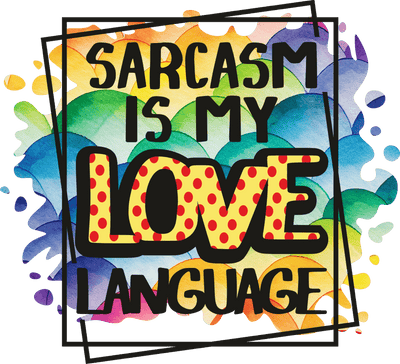 Love Language Colorful Balls DTF (direct-to-film) Transfer