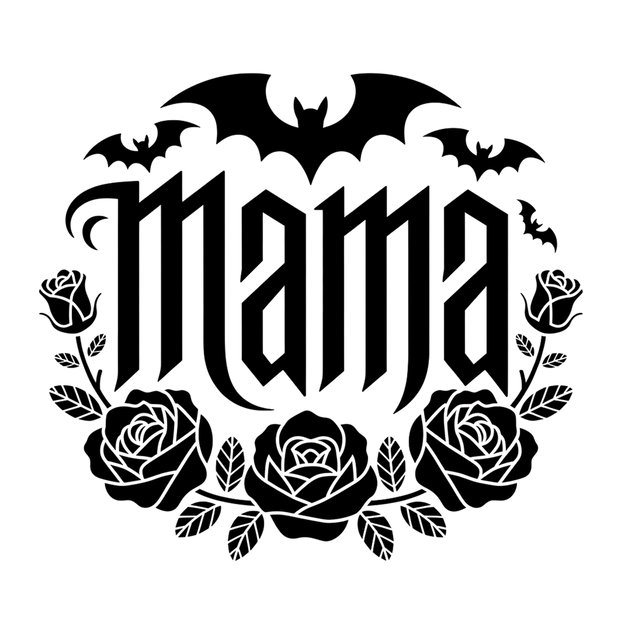 MAMA WITH BATS DTF (direct-to-film) Transfer