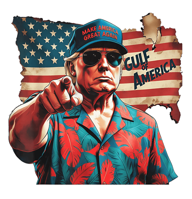 Make America Great Again Gulf of America DTF (direct-to-film) Transfer