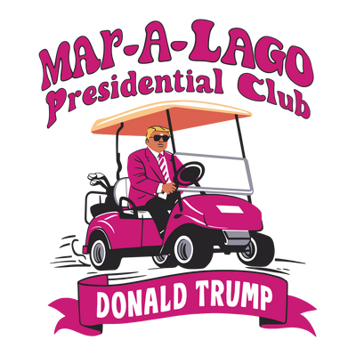 Mar a Lago Trump Club DTF (direct-to-film) Transfer