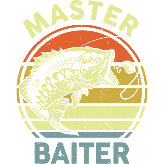Master Baiter Fish DTF (direct-to-film) Transfer