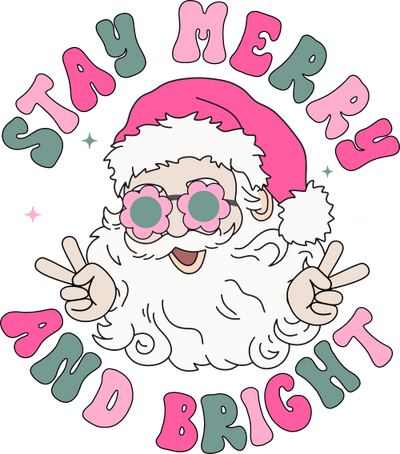 Merry Bright(1) (1) DTF (direct-to-film) Transfer