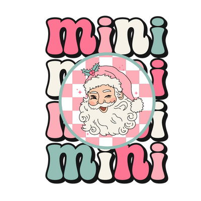 Mini Santa DTF (direct-to-film) Transfer