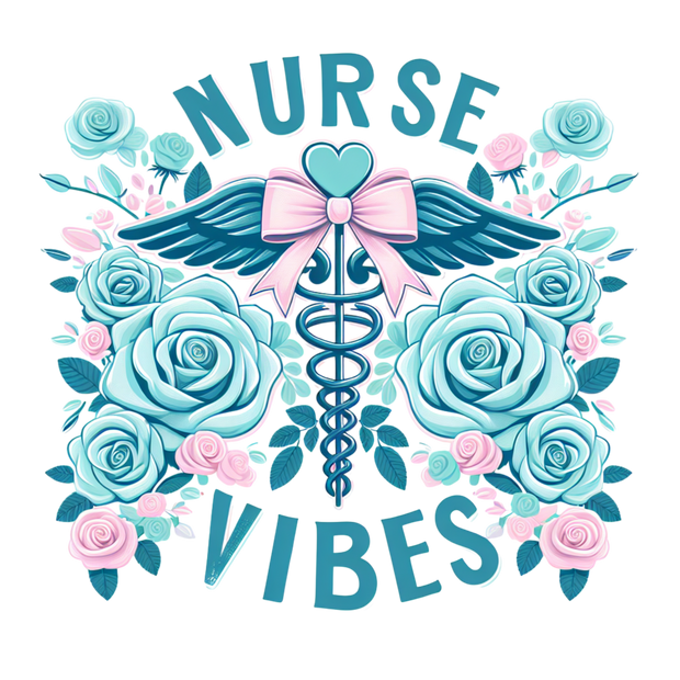 NURSE VIBES 2 DTF (direct-to-film) Transfer