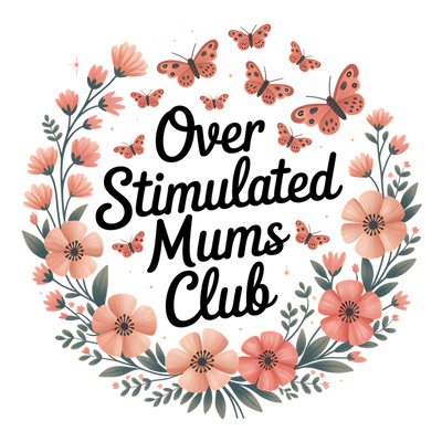 OVER STIMULATED MUMS CLUB DTF (direct-to-film) Transfer