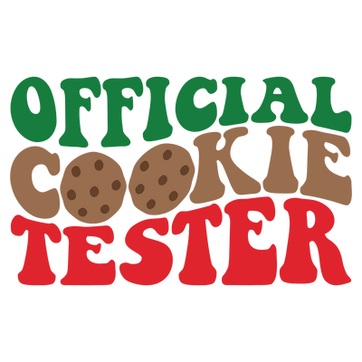 Official Cookie Tester Direct to Film DTF Transfer - Twisted Image Transfers