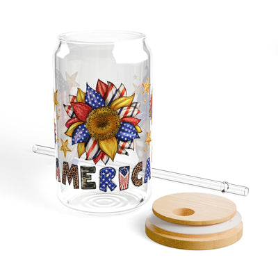 America Gnomes 16 oz Libbey Glass Can Wrap