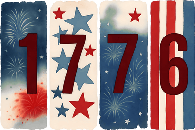 Paint Strokes 1776 DTF (direct-to-film) Transfer