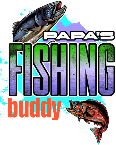 Papa's Fishing Buddy DTF (direct-to-film) Transfer