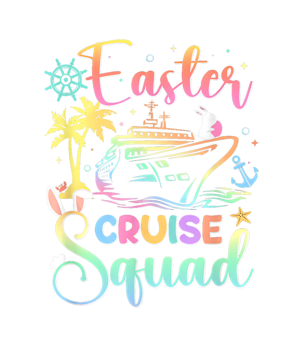 Pastel Easter Cruise Squad DTF (direct-to-film) Transfer