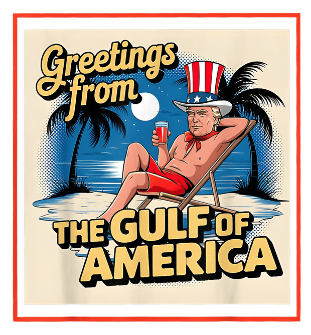 Patriotic Trump Gulf of America DTF (direct-to-film) Transfer