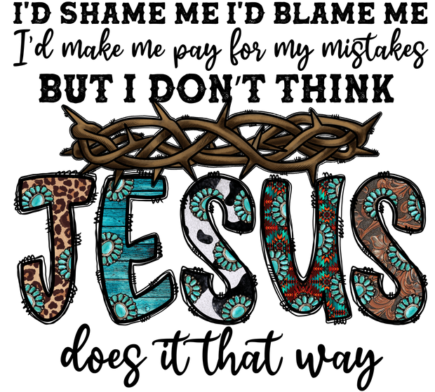 Pay for my Mistakes DTF (direct-to-film) Transfer