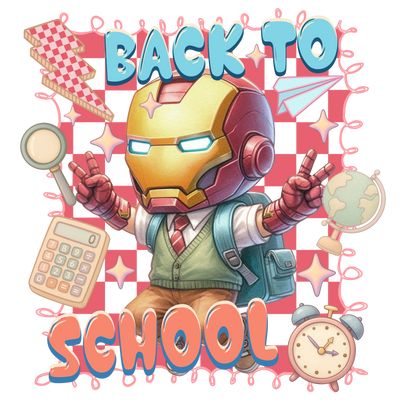 Peace Back to School Dude DTF (direct-to-film) Transfer