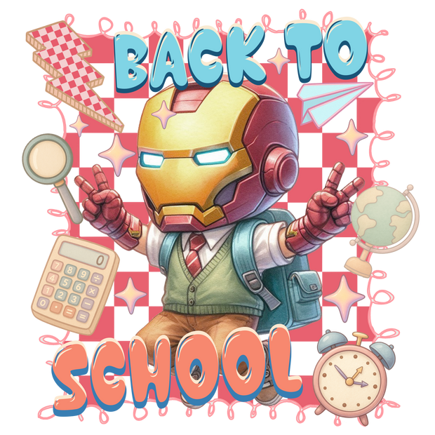 Peace Back to School Dude DTF (direct-to-film) Transfer