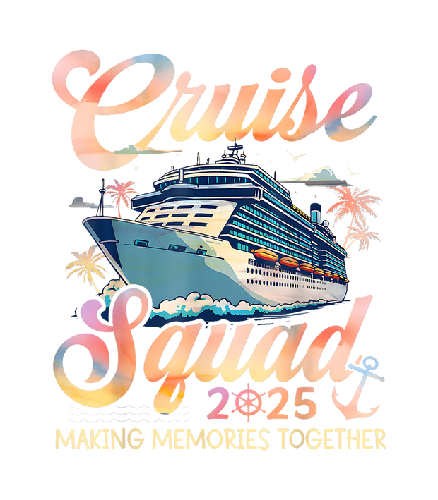 Peach Cruise Squad DTF (direct-to-film) Transfer