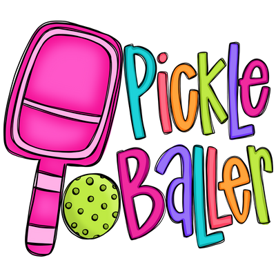 Pickle Baller Watercolor DTF (direct-to-film) Transfer