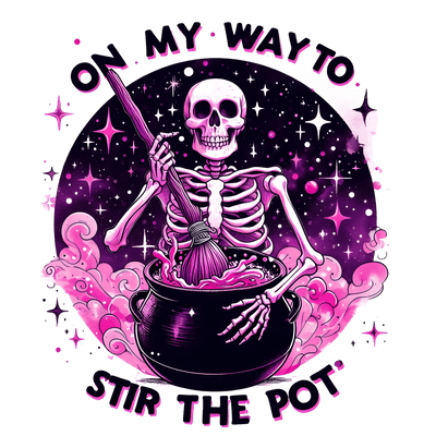 Pink & Purple Stir the Pot DTF (direct-to-film) Transfer