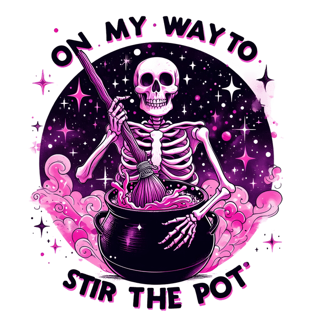 Pink & Purple Stir the Pot DTF (direct-to-film) Transfer