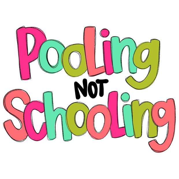 Pooling not Schooling Watercolor DTF (direct-to-film) Transfer