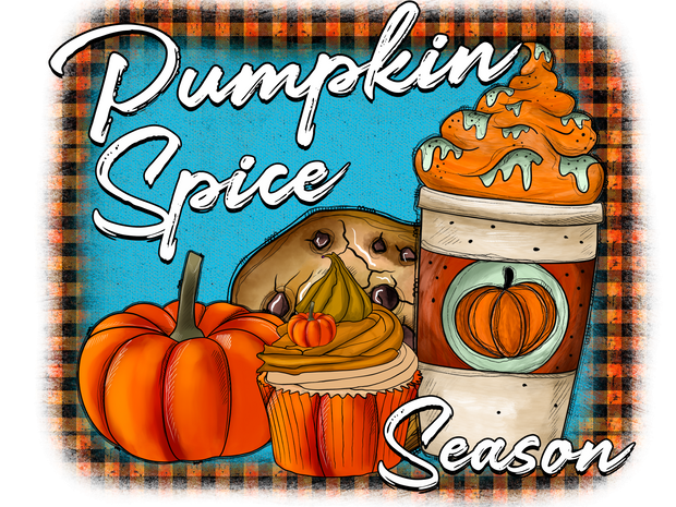 Pumpkin Spice Season DTF (direct-to-film) Transfer