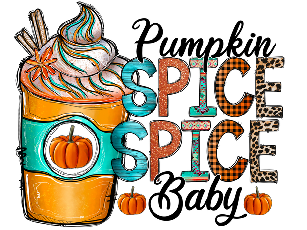 Pumpkin Spice Spice Baby DTF (direct-to-film) Transfer