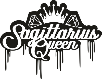 Queen Color Drip Sagittarius DTF (direct-to-film) Transfer