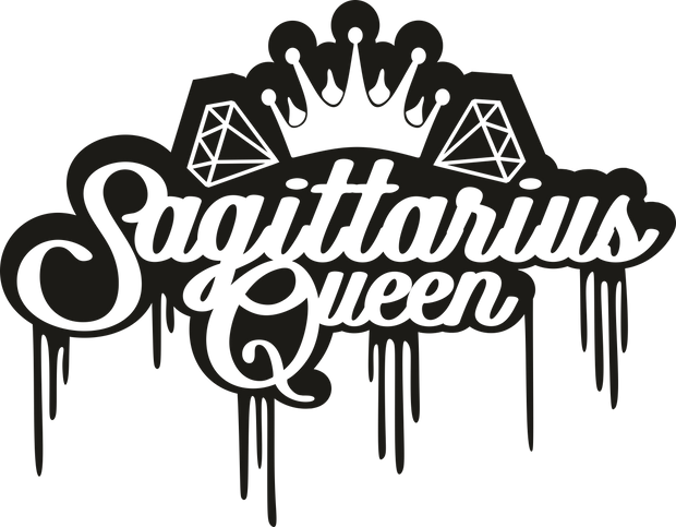 Queen Color Drip Sagittarius DTF (direct-to-film) Transfer