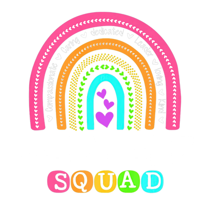 Rainbow Daycare Squad_.transparent DTF (direct-to-film) Transfer