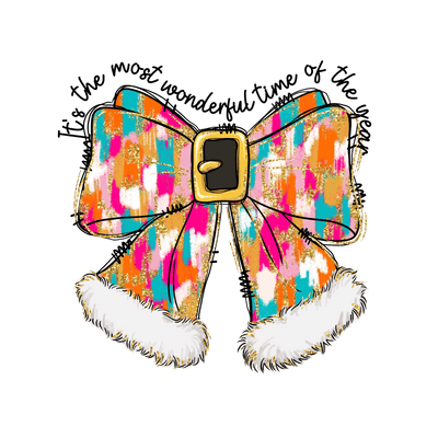 Retro Bow DTF (direct-to-film) Transfer