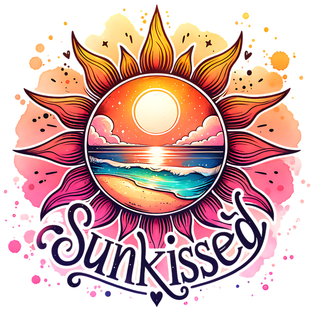 SUNKISSED SUN DTF (direct-to-film) Transfer