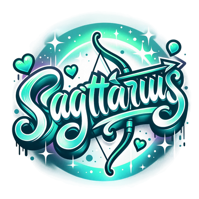 Sagittarius 1 Mint Zodiac DTF (direct-to-film) Transfer