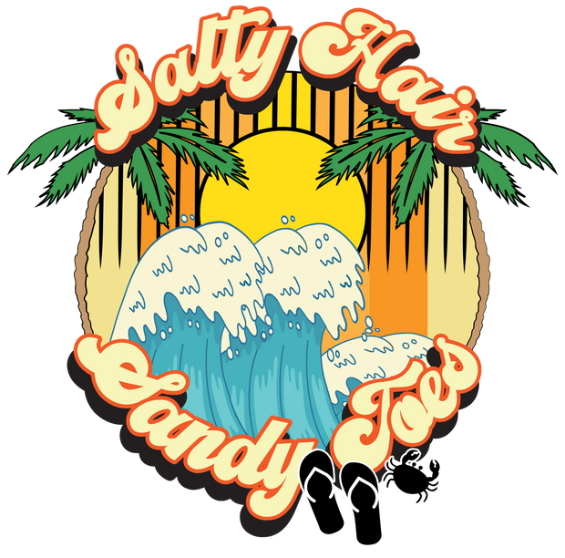Salty Hair DTF (direct-to-film) Transfer
