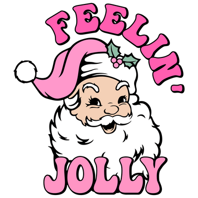 Santa Feelin DTF (direct-to-film) Transfer