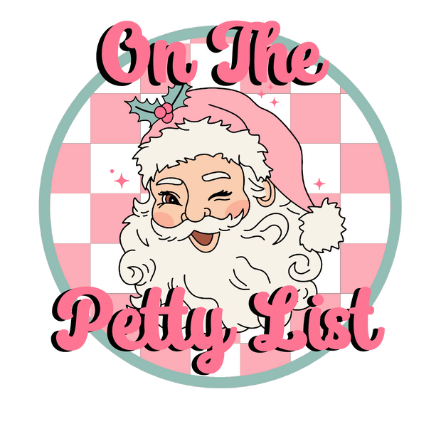 Santa Petty DTF (direct-to-film) Transfer