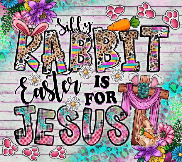 Silly Rabbit Pastels & Bunny DTF (direct-to-film) Transfer