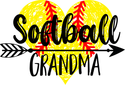 Softball Grandma DTF Direct to Film Transfer - Twisted Image Transfers